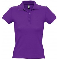 POLO PIQUÉ M/M 4 BOT PEOPLE ROXO ESCURO